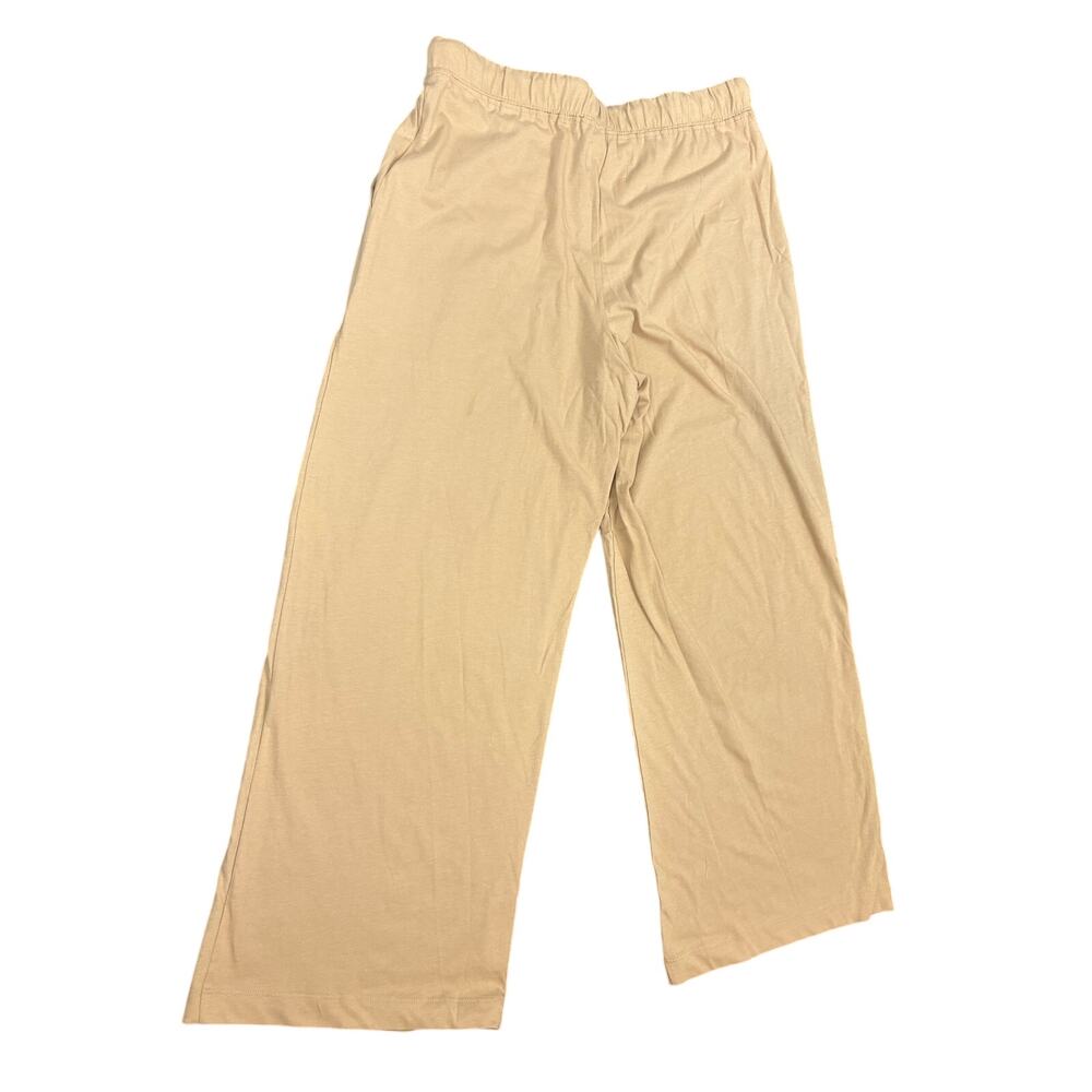 Parachute Organic Cotton Pants Wide Leg Relaxed Lounge Quite Luxury Bisque Sz XL - Picture 5 of 8
